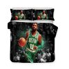 Nba Boston Celtics Kyrie Irving Theme s Duvet Cover and Pillowcase Set Bedding Set