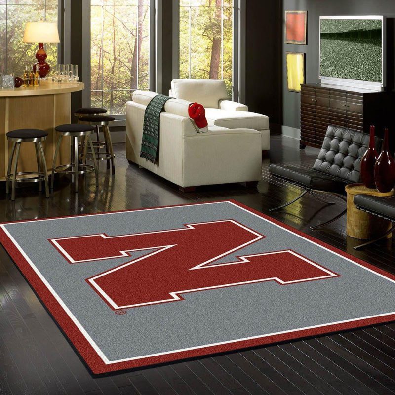 Nebraska Rug Team Spirit Carpet Living Room Rugs