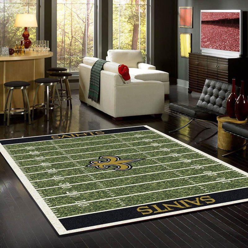 New Orleans Saints Nfl Carpet Living Room Rugs 2