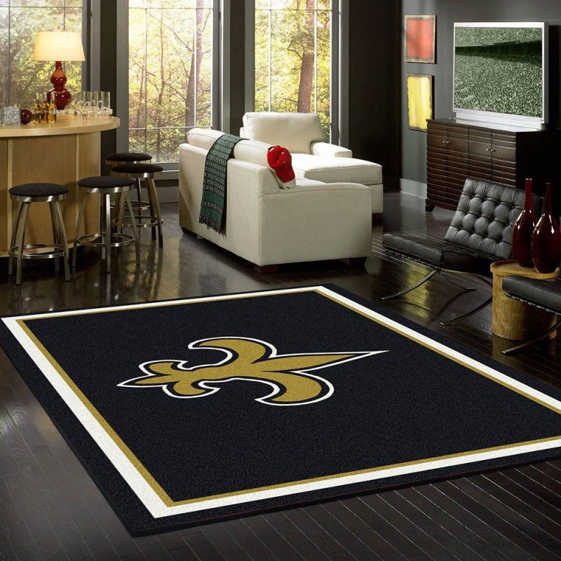 New Orleans Saints Nfl Carpet Living Room Rugs