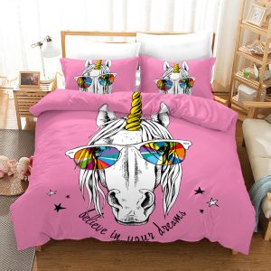 New Unicorn 4 Duvet Cover and Pillowcase Set Bedding Set