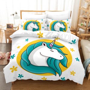 New Unicorn 8 Duvet Cover and Pillowcase Set Bedding Set