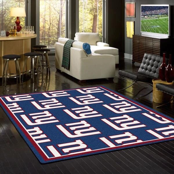 New York Giants Repeat Carpet Living Room Rugs 2