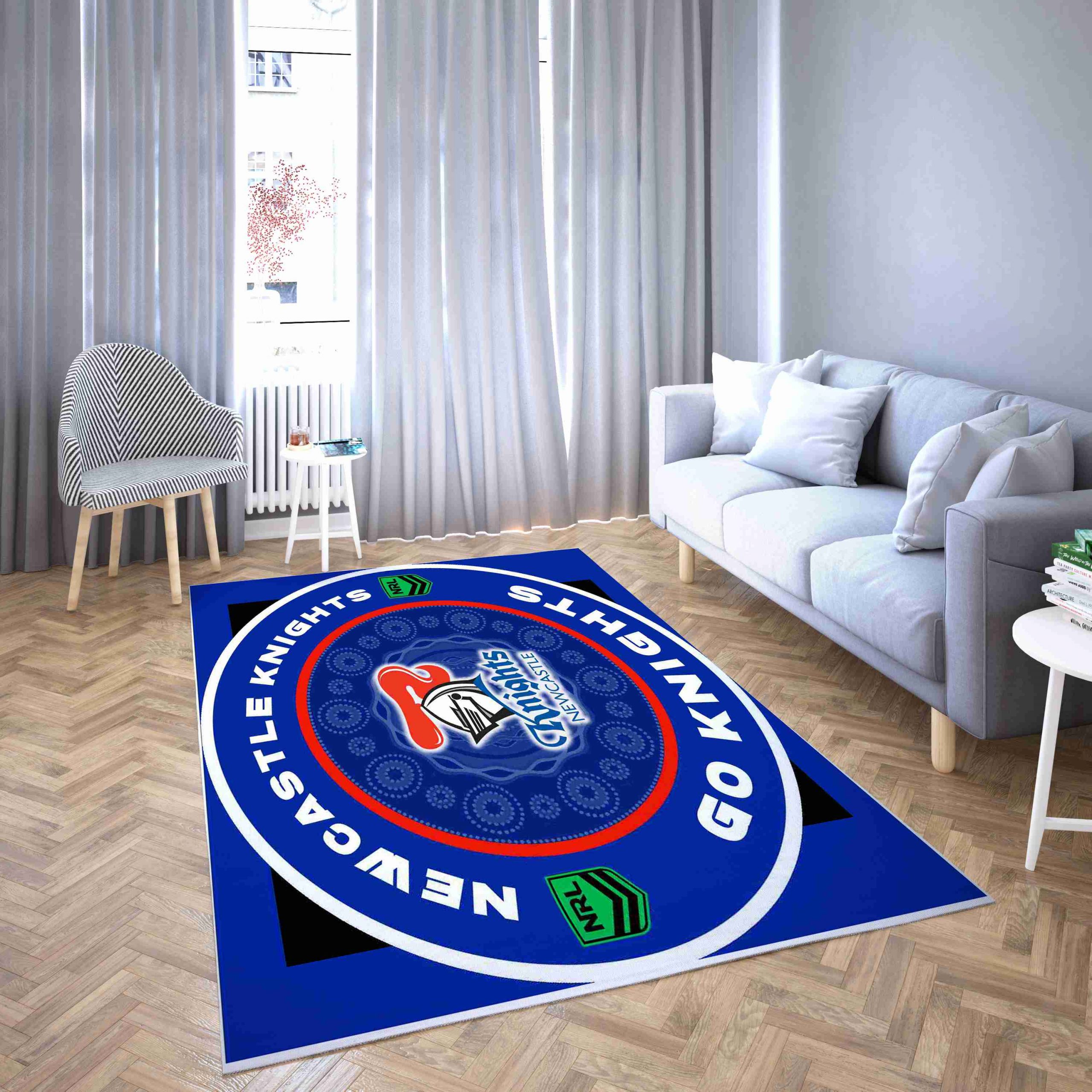 Newcastle Knights Living Room Rug Carpet