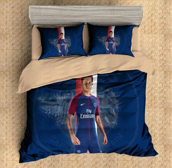 Neymar 3 Duvet Cover and Pillowcase Set Bedding Set