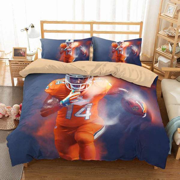 Nfl Color Rush 2 Duvet Cover and Pillowcase Set Bedding Set