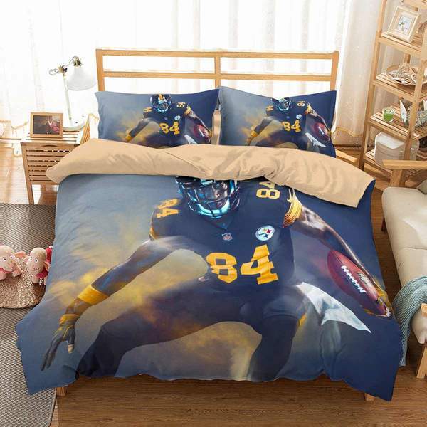 Nfl Color Rush Duvet Cover and Pillowcase Set Bedding Set