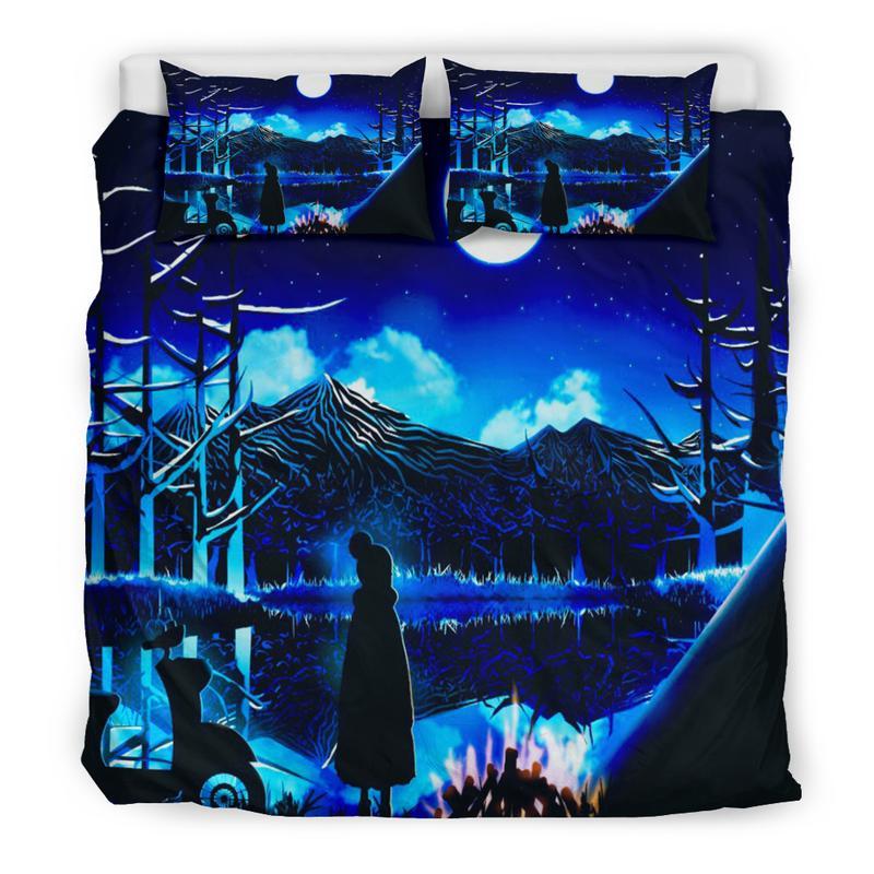 Night Lake Duvet Cover and Pillowcase Set Bedding Set