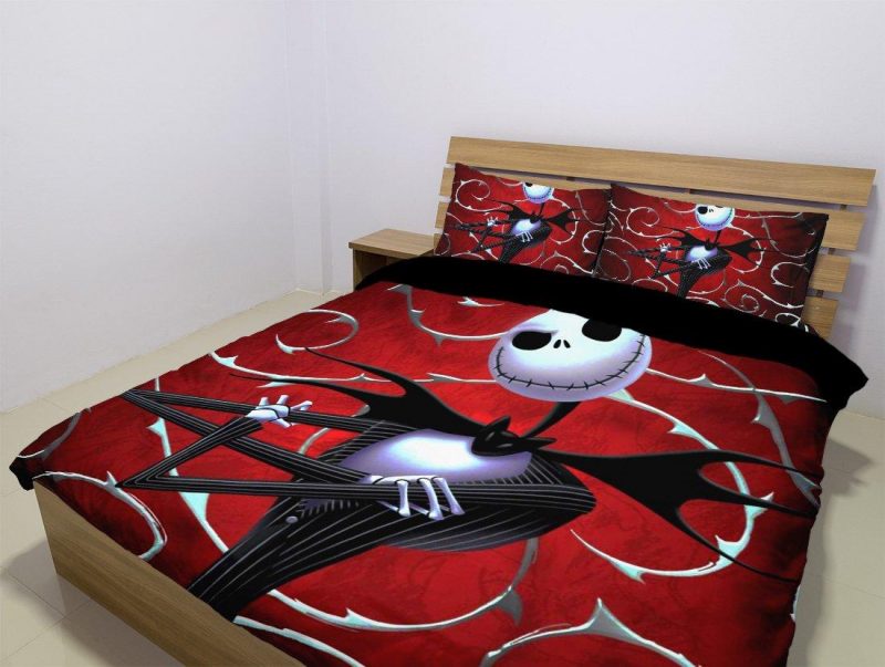 Nightmare Before Christmas Duvet Cover and Pillowcase Set Bedding Set 1042