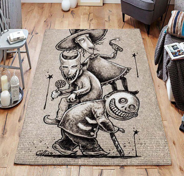 Nightmare Before Christmas Living Room Rugs Carpet 12