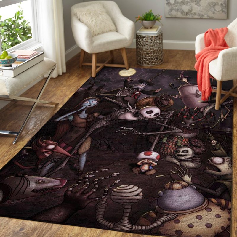 Nightmare Before Christmas Living Room Rugs Carpet 7