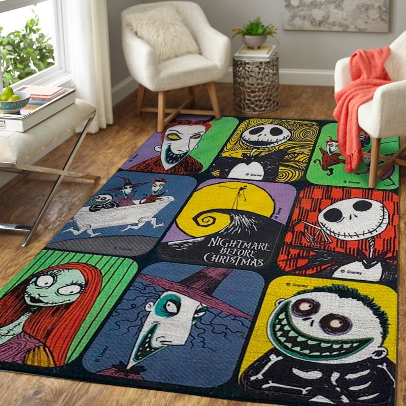 Nightmare Before Christmas Living Room Rugs Carpet