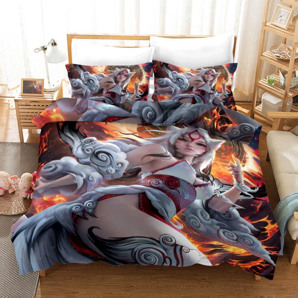 Nine Tailed Fox 1 Duvet Cover and Pillowcase Set Bedding Set