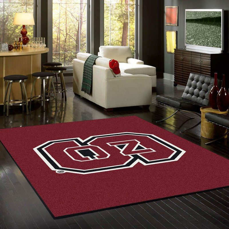 North Carolina State Rug Team Spirit Carpet Living Room Rugs