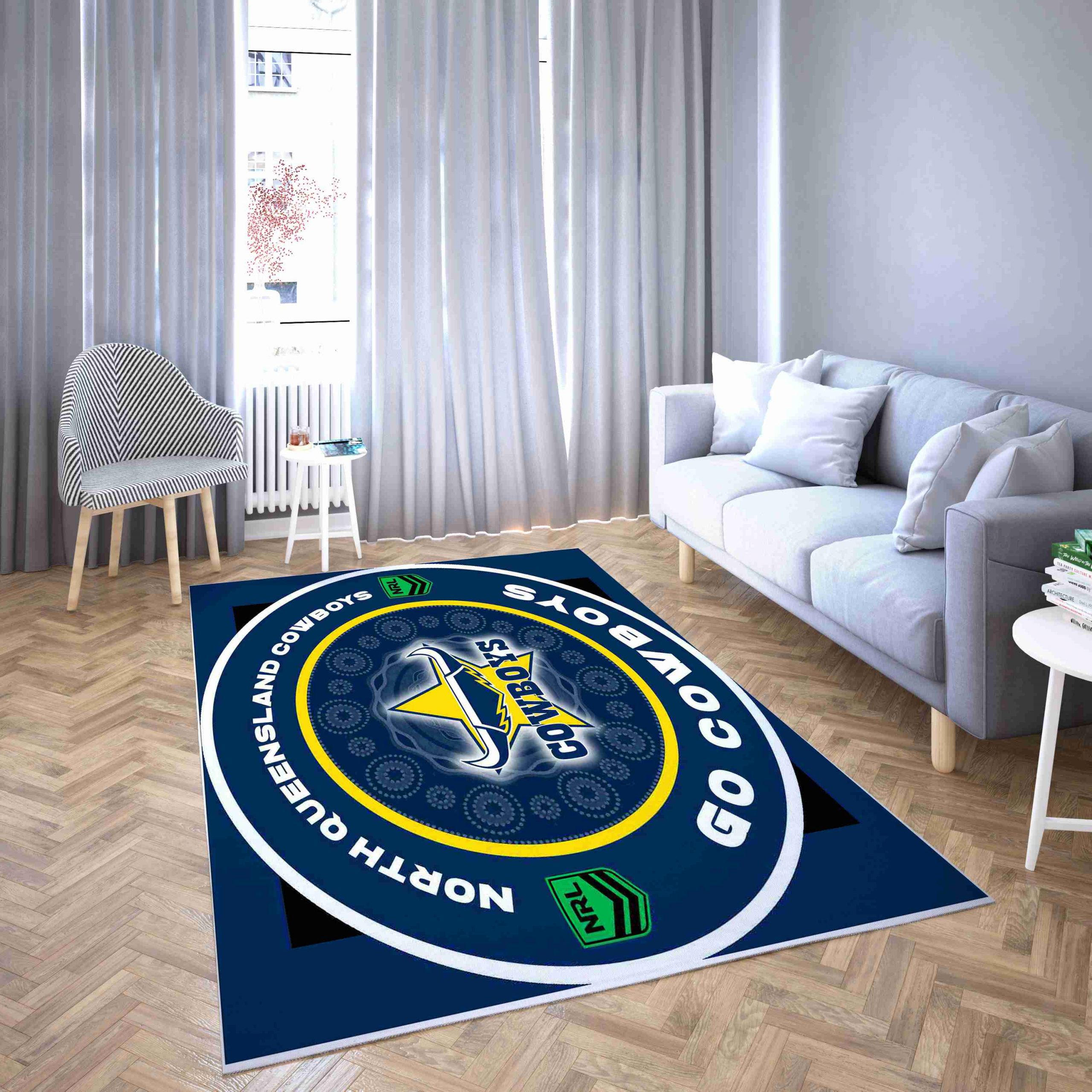 North Queensland Cowboys Livingroom Rug Carpet