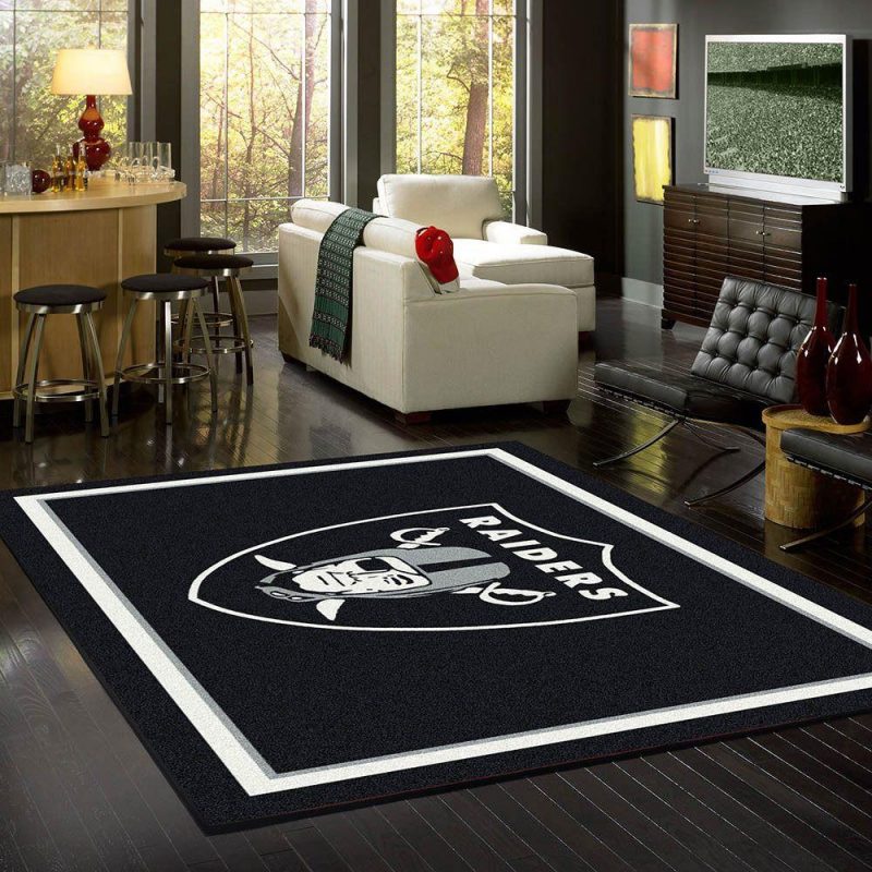 Oakland Raiders Nfl Carpet Living Room Rugs 2