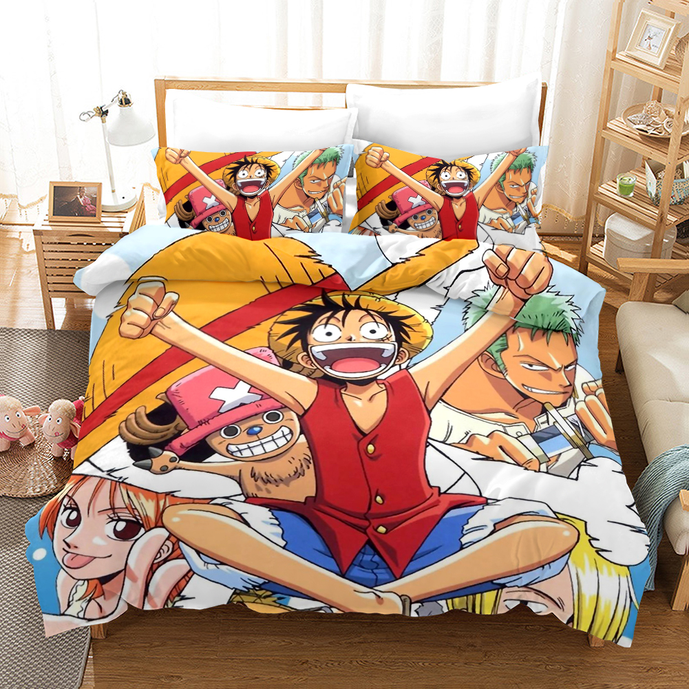 One Piece 1 Duvet Cover and Pillowcase Set Bedding Set