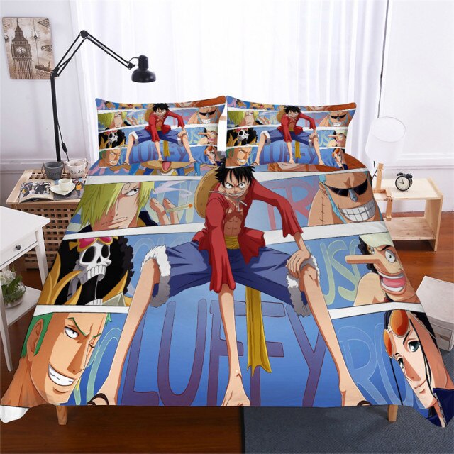 One Piece 222 Duvet Cover and Pillowcase Set Bedding Set