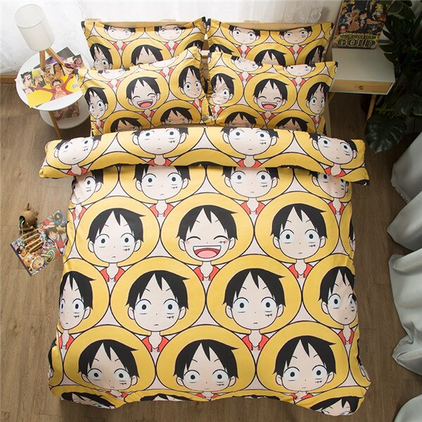 One Piece 225 Duvet Cover and Pillowcase Set Bedding Set