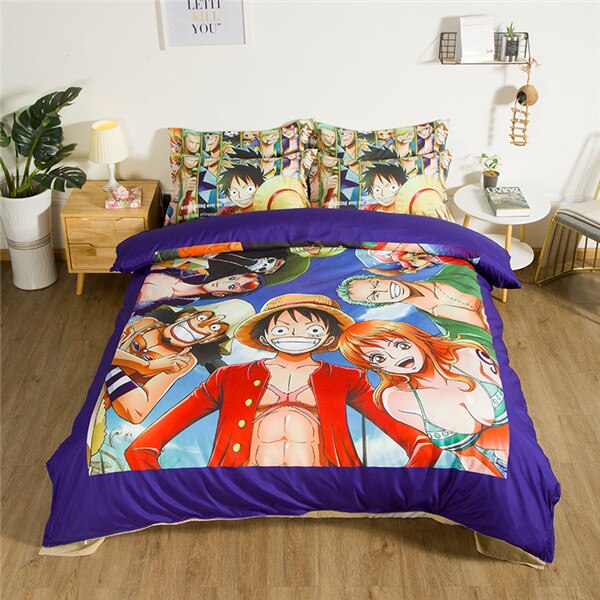 One Piece 228 Duvet Cover and Pillowcase Set Bedding Set