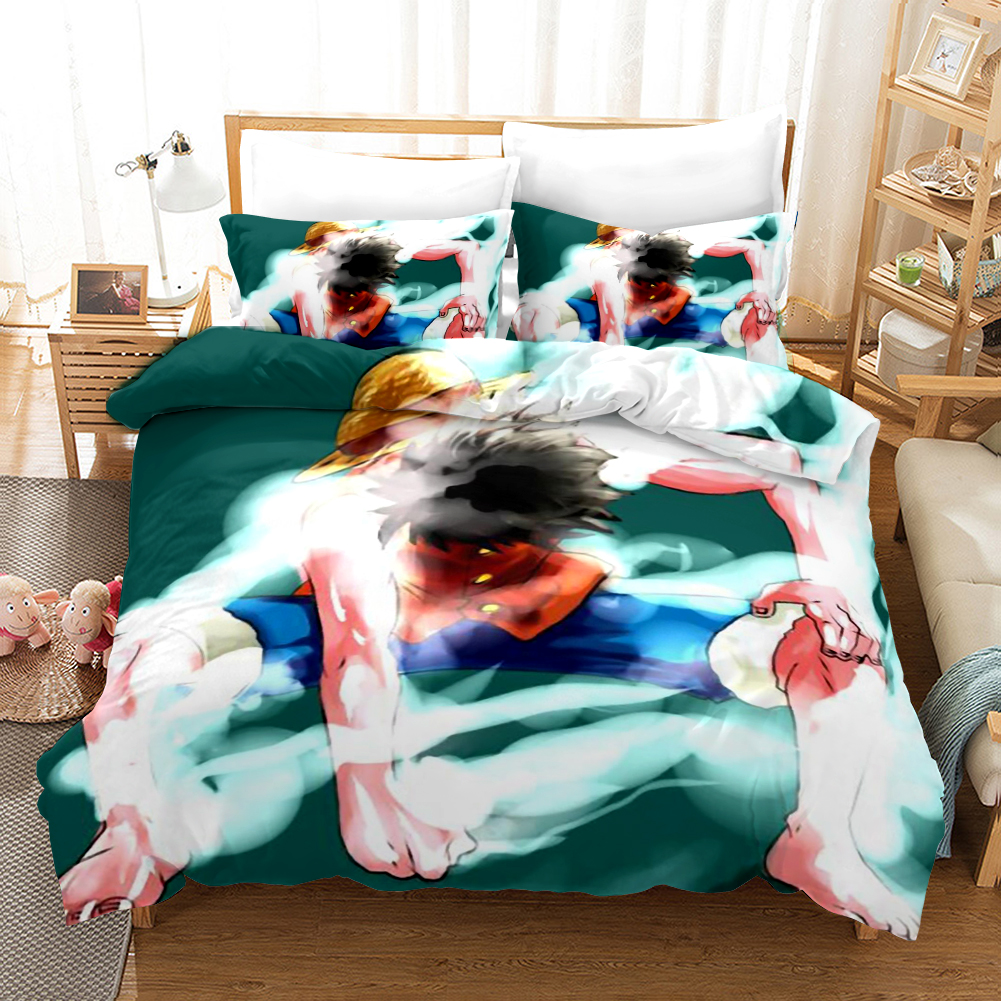 One Piece 5 Duvet Cover and Pillowcase Set Bedding Set