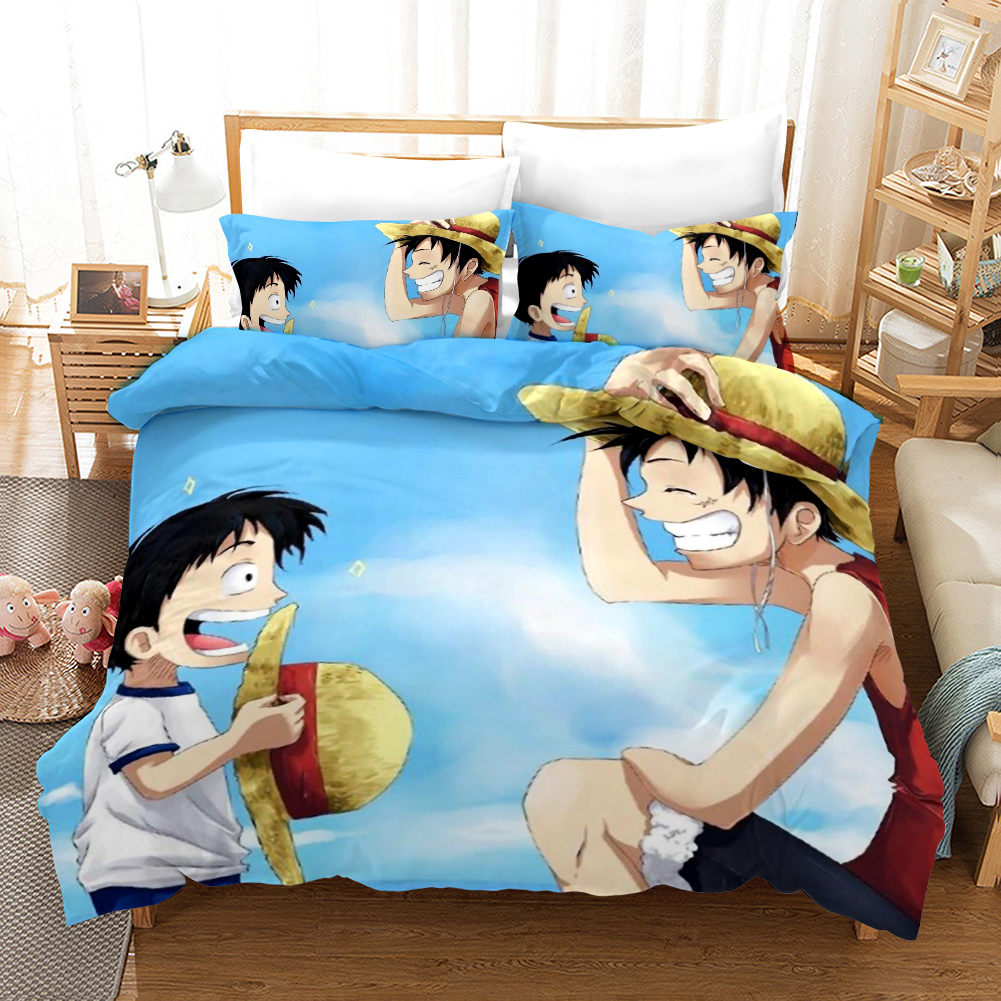 One Piece 9 Duvet Cover and Pillowcase Set Bedding Set