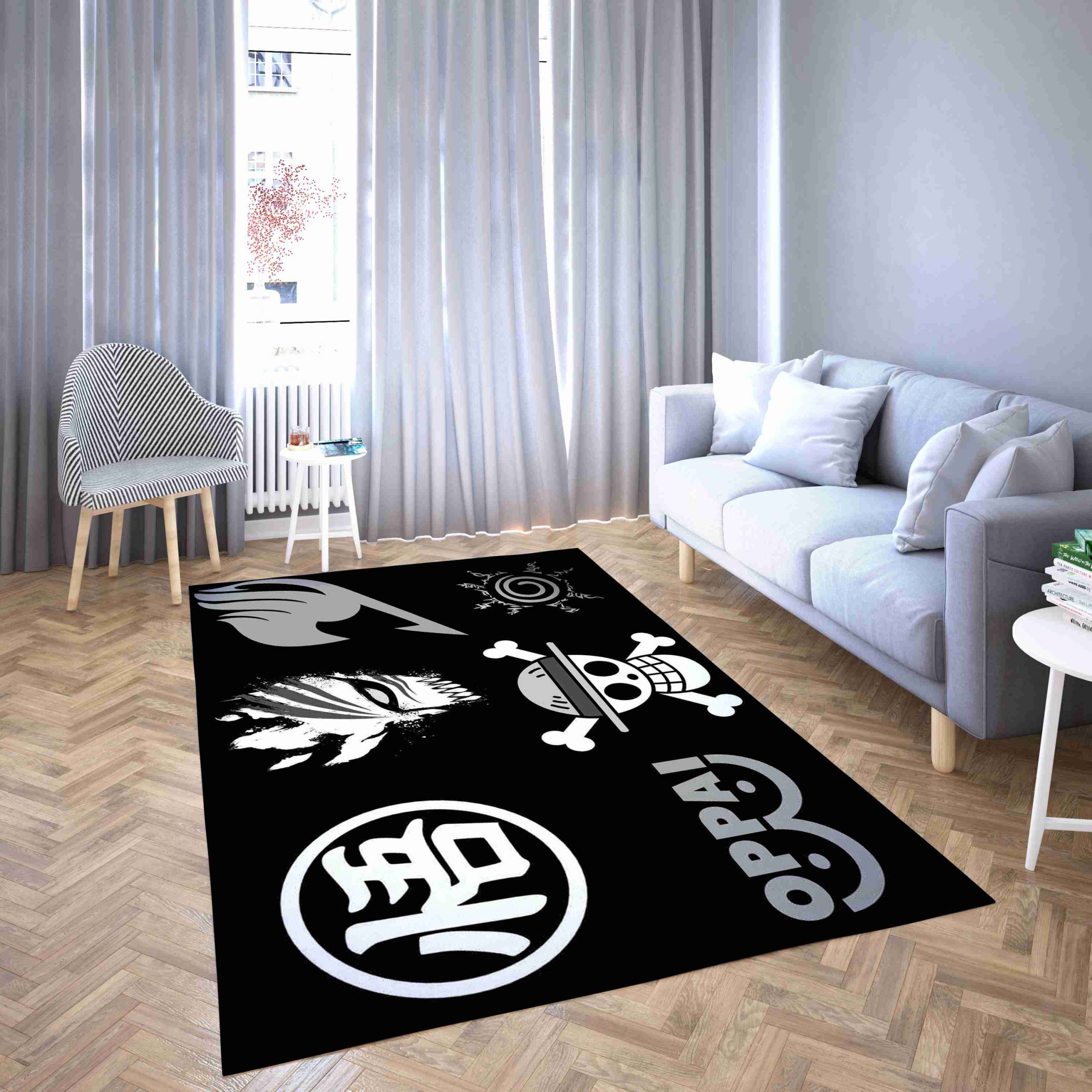 One Piece Jolly Roger Living Room Rug Carpet