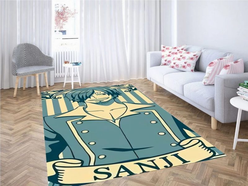 One piece sanji carpet living room rugs