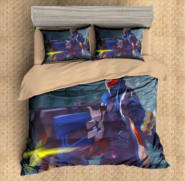 Overwatch 1 Duvet Cover and Pillowcase Set Bedding Set