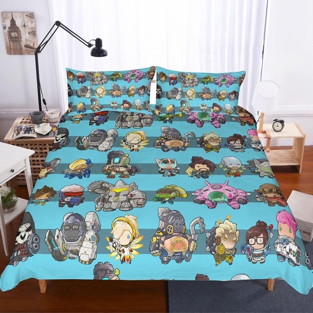 Overwatch 2212 Duvet Cover and Pillowcase Set Bedding Set