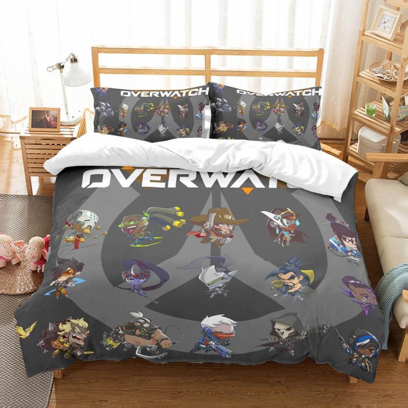 Overwatch Duvet Cover and Pillowcase Set Bedding Set 680