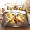 Overwatch Mercy Duvet Cover and Pillowcase Set Bedding Set