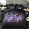 Owl Duvet Cover and Pillowcase Set Bedding Set 301