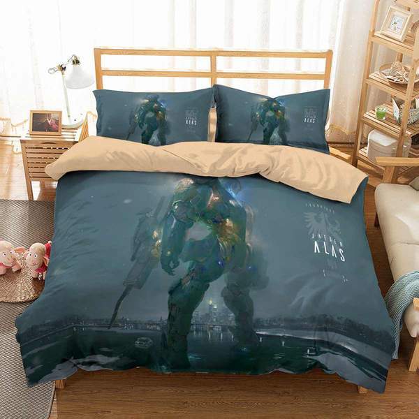 Pacific Rim Uprising 2 Duvet Cover and Pillowcase Set Bedding Set