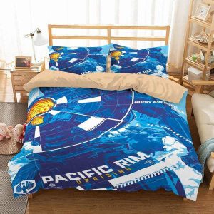 Pacific Rim Uprising 3 Duvet Cover and Pillowcase Set Bedding Set