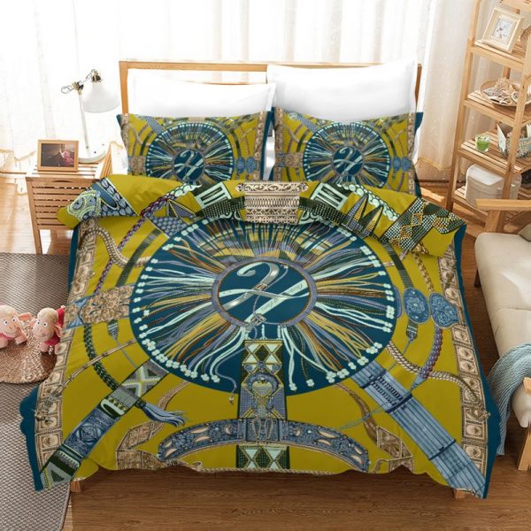 Pattern Duvet Cover and Pillowcase Set Bedding Set