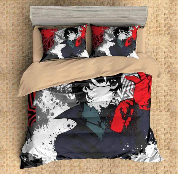 Persona 5 Duvet Cover and Pillowcase Set Bedding Set 579