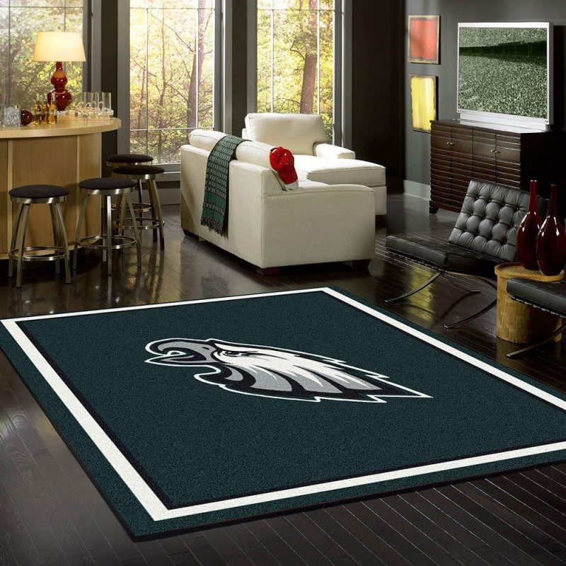 Philadelphia Eagles Nfl Carpet Living Room Rugs 1