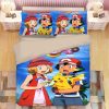 Pikachu Pokemon 2221 Duvet Cover and Pillowcase Set Bedding Set