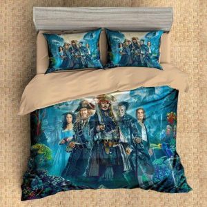 Pirates Of The Caribbean 2 Duvet Cover and Pillowcase Set Bedding Set
