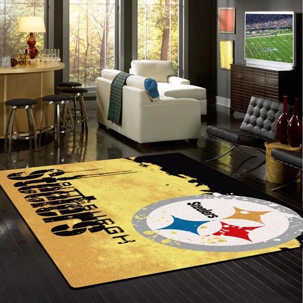 Pittsburgh Steelers Deandanecerse Carpet Living Room Rugs