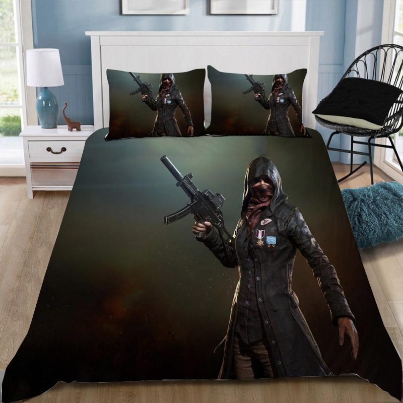 Playerunknownâ€™S Pubg Gamer 13 Duvet Cover and Pillowcase Set Bedding Set