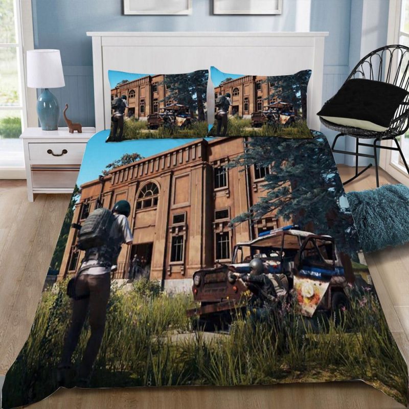 Playerunknownâ€™S Pubg Gamer 19 Duvet Cover and Pillowcase Set Bedding Set