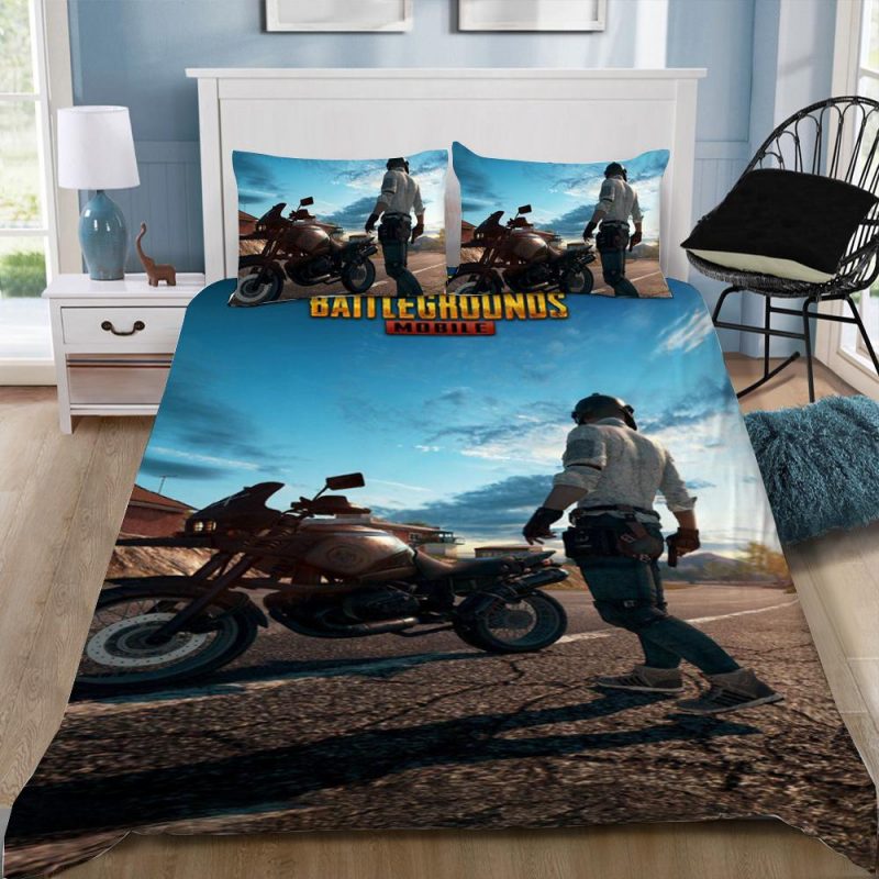 Playerunknownâ€™S Pubg Gamer 2 Duvet Cover and Pillowcase Set Bedding Set