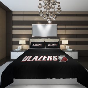 Portland Trail Blazers NBA Basketball ize Duvet Cover and Pillowcase Set Bedding Set