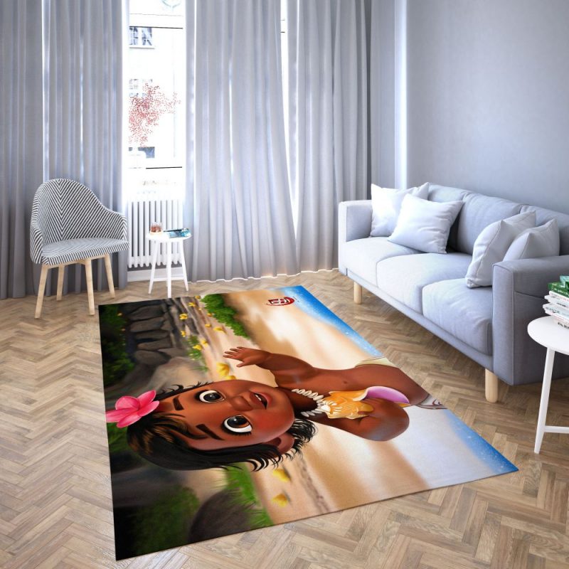 Princess Moana of Disney Favorite cartoon movie Carpet Living Room Rugs 12