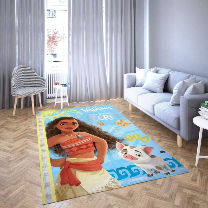 Princess Moana of Disney Favorite cartoon movie Carpet Living Room Rugs 14