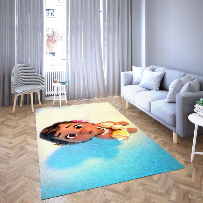 Princess Moana of Disney Favorite cartoon movie Carpet Living Room Rugs 15