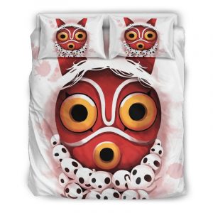 Princess Mononoke Duvet Cover and Pillowcase Set Bedding Set