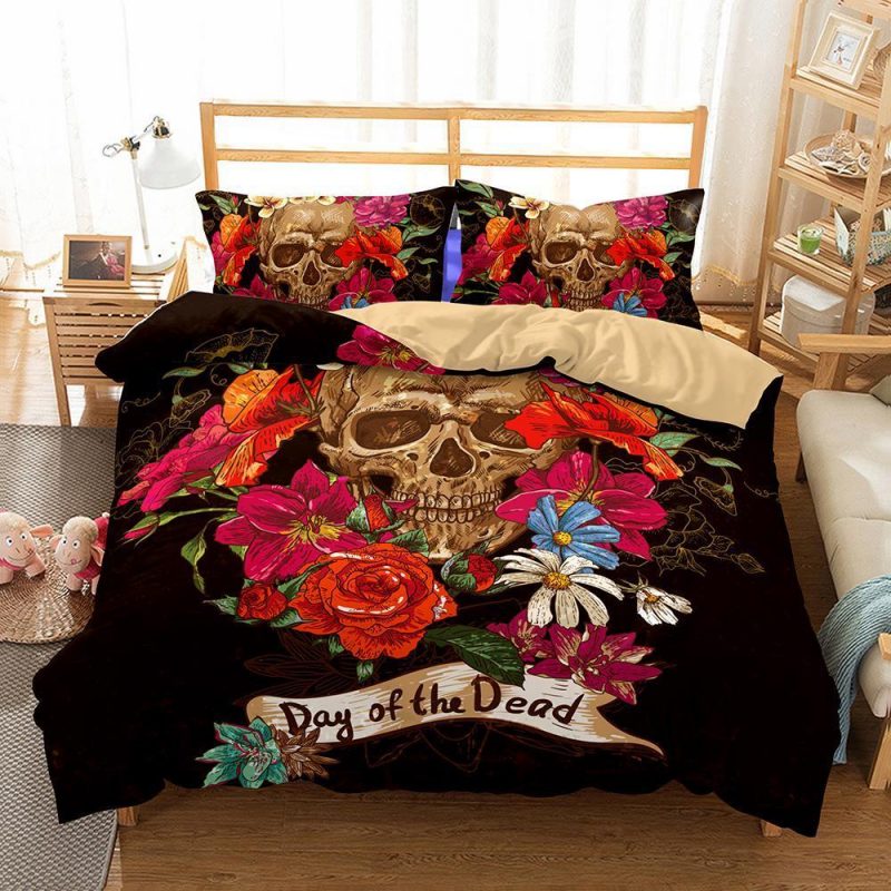 Print Duvet Cover and Pillowcase Set Bedding Set